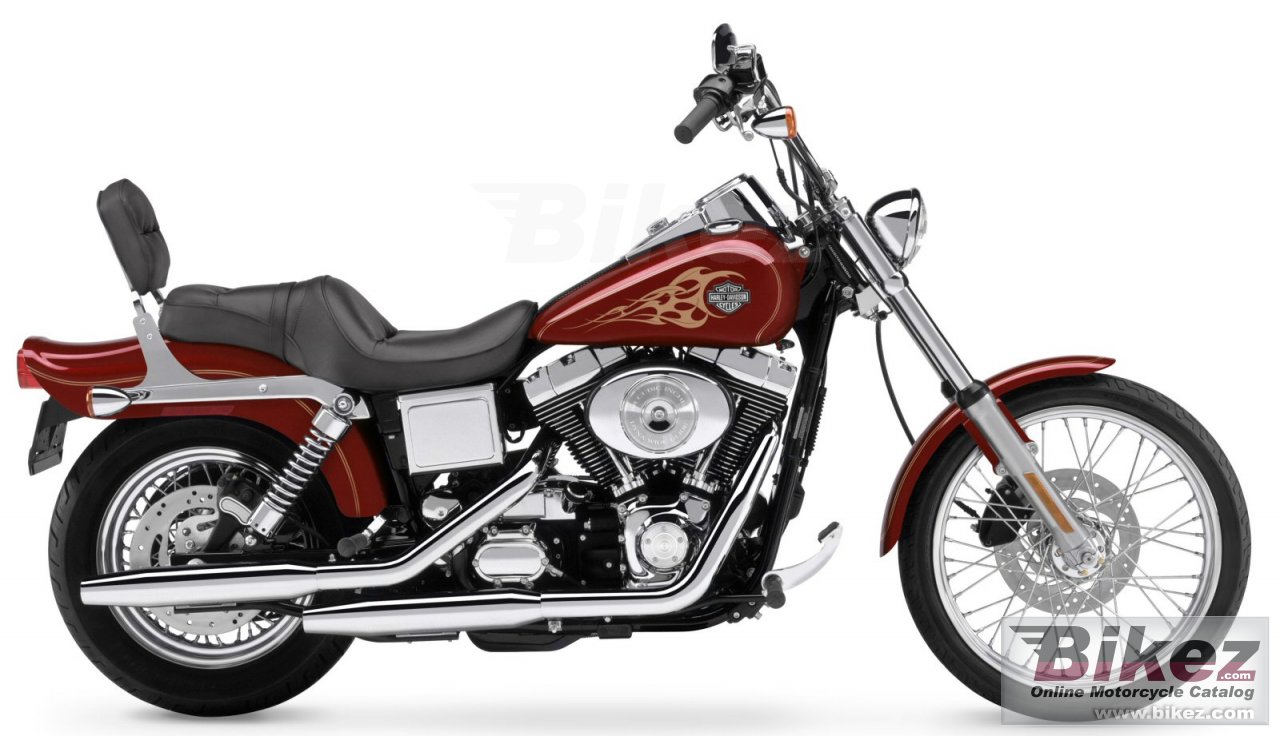 Big Harley-Davidson fxdwgi dyna wide glide picture and wallpaper from Bikez.com